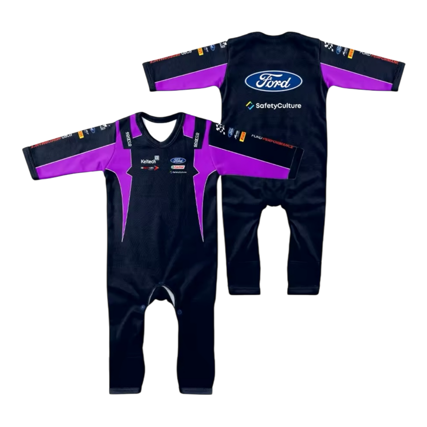 PURPLE FORD ONESIE